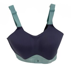 Third Love Kinetic Sports Bra Purple Blue Size 34F Wireless Adjustable